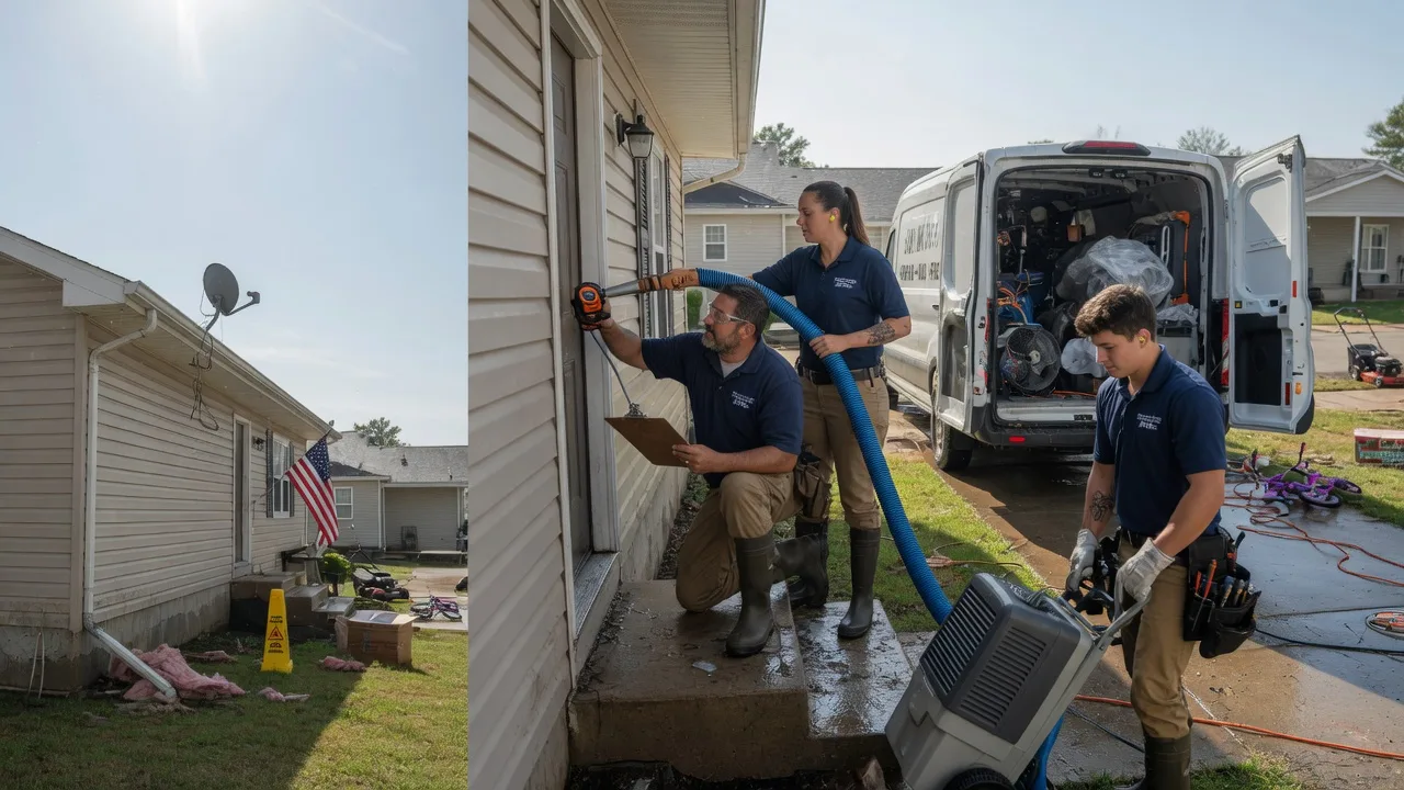 Ceiling Water Damage Restoration in Dennison, MN near me